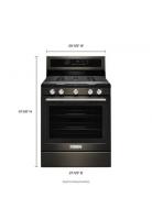 30-Inch 5-Burner Gas Convection Range