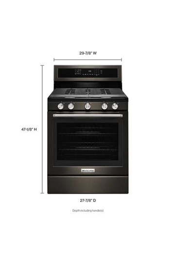 30-Inch 5-Burner Gas Convection Range