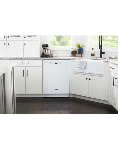 Stainless steel tub dishwasher with Dual Power Filtration