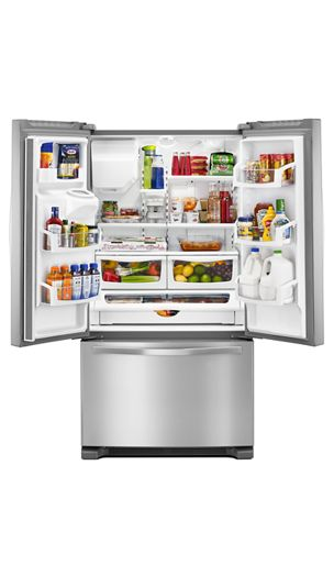 36-inch Wide French Door Refrigerator - 25 cu. ft.