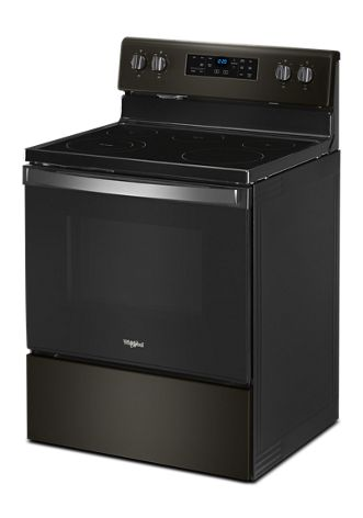 5.3 cu. ft. Whirlpool® electric range with Frozen Bake™ technology.