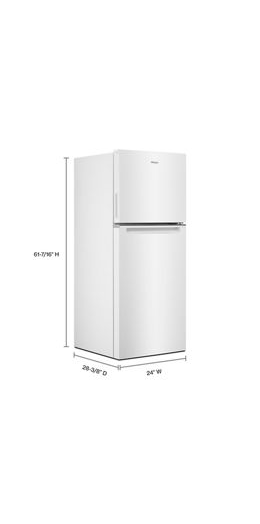 24-inch Wide Small Space Top-Freezer Refrigerator - 11.6 cu. ft
