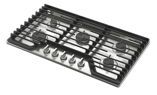 36-inch Gas Cooktop with EZ-2-Lift™ Hinged Cast-Iron Grates