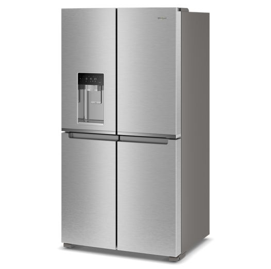 36-Inch Counter Depth 4 Door Refrigerator with Ice Maker in Door