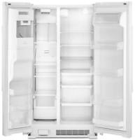 36-Inch Wide Side-by-Side Refrigerator with Exterior Ice and Water Dispenser - 25 Cu. Ft.