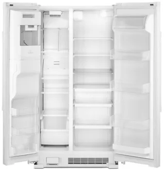36-Inch Wide Side-by-Side Refrigerator with Exterior Ice and Water Dispenser - 25 Cu. Ft.