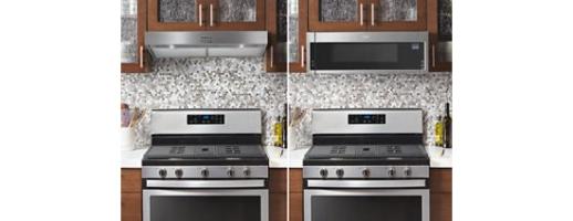 1.1 cu. ft. Low Profile Microwave Hood Combination.