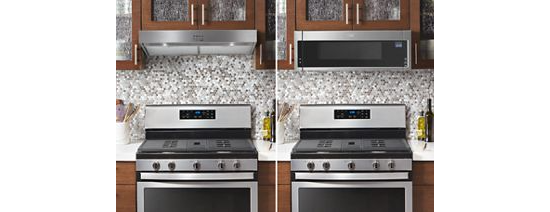 1.1 cu. ft. Low Profile Microwave Hood Combination.