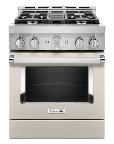 KitchenAid® 30'' Smart Commercial-Style Gas Range with 4 Burners