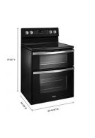 6.7 Cu. Ft. Electric Double Oven Range with True Convection