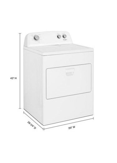 7.0 cu. ft. Top Load Gas Dryer with AutoDry™ Drying System