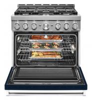 KitchenAid® 36'' Smart Commercial-Style Gas Range with 6 Burners