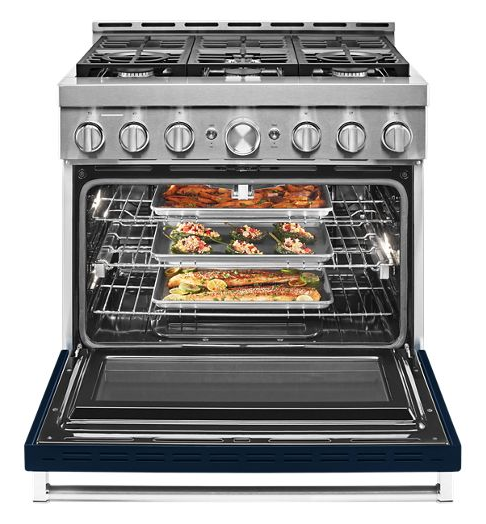 KitchenAid® 36'' Smart Commercial-Style Gas Range with 6 Burners