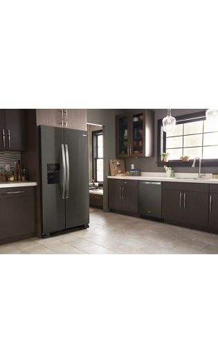 36-inch Wide Side-by-Side Refrigerator - 25 cu. ft.