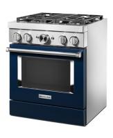 KitchenAid® 30'' Smart Commercial-Style Dual Fuel Range with 4 Burners