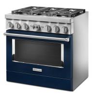 KitchenAid® 36'' Smart Commercial-Style Dual Fuel Range with 6 Burners