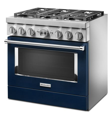 KitchenAid® 36'' Smart Commercial-Style Dual Fuel Range with 6 Burners