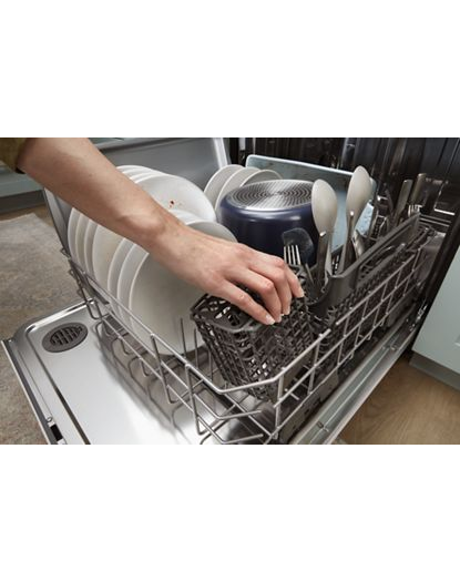 Pocket Handle Dishwasher with 3rd Rack & Large Capacity