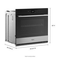 5.0 Cu. Ft. Single Wall Oven with Air Fry When Connected