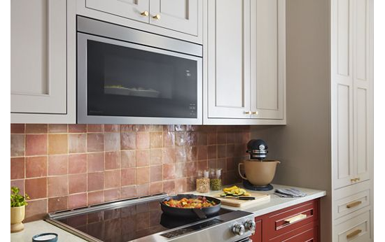 Over-The-Range Microwave with Flush Built-In Design