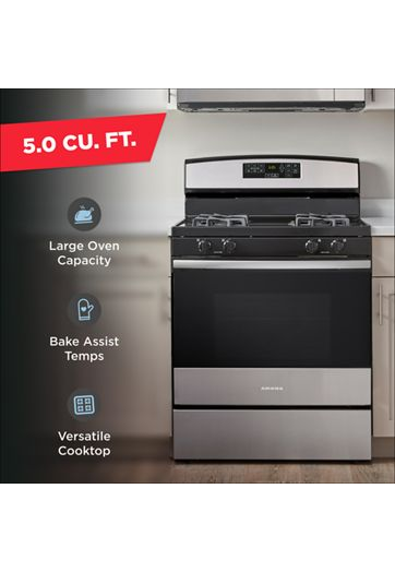 30-inch Gas Range with Self-Clean Option