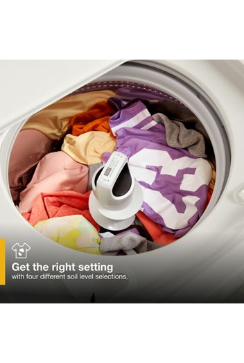 3.8–3.9 Cu. Ft. Whirlpool® Top Load Washer with Removable Agitator
