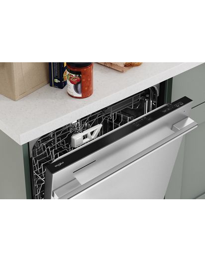 Fingerprint Resistant Quiet Dishwasher with 3rd Rack & Large Capacity