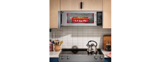 Smart Low Profile Microwave Hood Combination with Dual Fan Ventilation