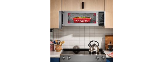 Smart Low Profile Microwave Hood Combination with Dual Fan Ventilation