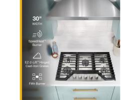 30-inch Gas Cooktop with Fifth Burner