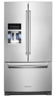 26.8 cu. ft. 36-Inch Width Standard Depth French Door Refrigerator with Exterior Ice and Water and PrintShield™ finish