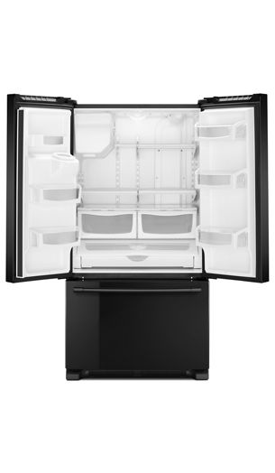 36- Inch Wide French Door Refrigerator with PowerCold® Feature - 25 Cu. Ft.