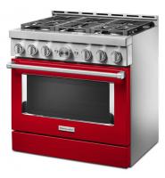 KitchenAid® 36'' Smart Commercial-Style Gas Range with 6 Burners