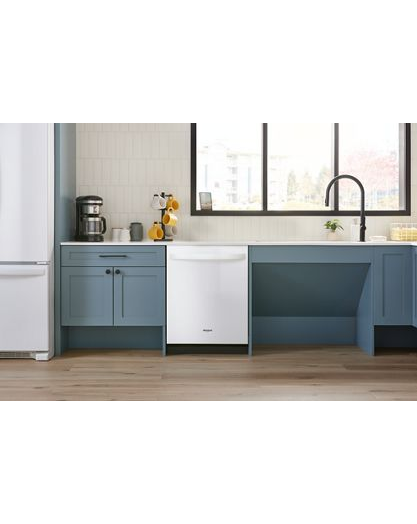 44 dBA ADA Compliant Dishwasher Flush with Cabinets with 3rd Rack