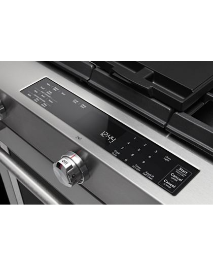 30-Inch 5-Burner Dual Fuel Convection Slide-In Range with Baking Drawer