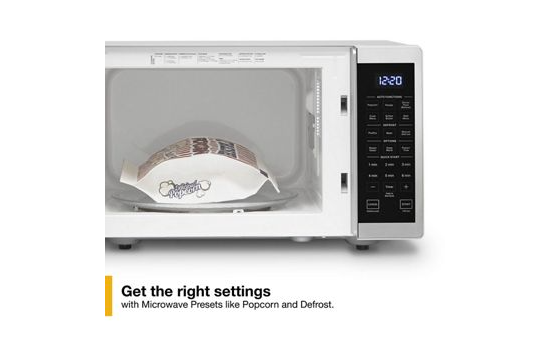 0.9 Cu. Ft. Capacity Countertop Microwave with 900 Watt Cooking Power