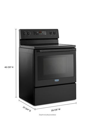 30-Inch Wide Electric Range With Shatter-Resistant Cooktop - 5.3 Cu. Ft.