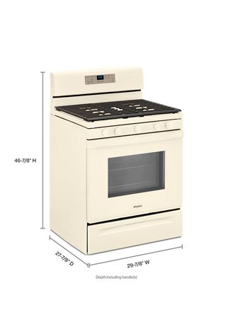 5.0 cu. ft. Gas Range with Center Oval Burner