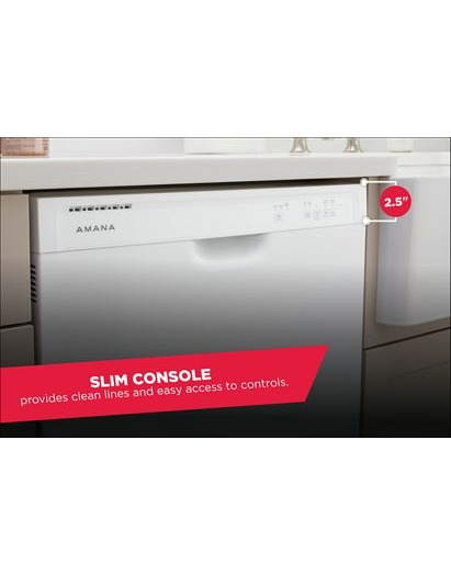 Amana® Dishwasher with Triple Filter Wash System