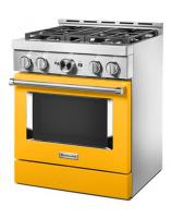 KitchenAid® 30'' Smart Commercial-Style Gas Range with 4 Burners