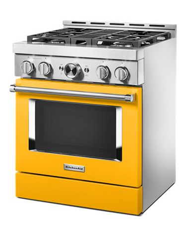 KitchenAid® 30'' Smart Commercial-Style Gas Range with 4 Burners