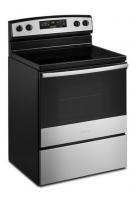 30-inch Amana® Electric Range with Extra-Large Oven Window.