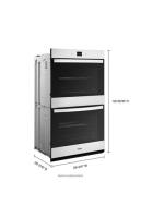 10.0 Total Cu. Ft. Double Wall Oven with Air Fry When Connected
