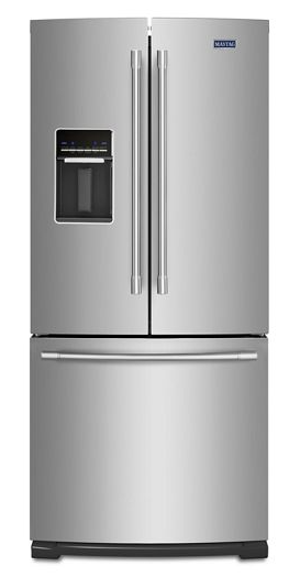 30-Inch Wide French Door Refrigerator with Exterior Water Dispenser- 20 Cu. Ft.
