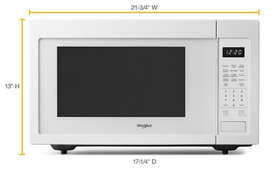 1.6 cu. ft. Countertop Microwave with 1,200-Watt Cooking Power