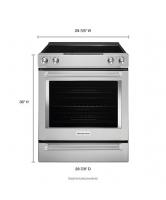 30-Inch 5-Element Electric Slide-In Convection Range