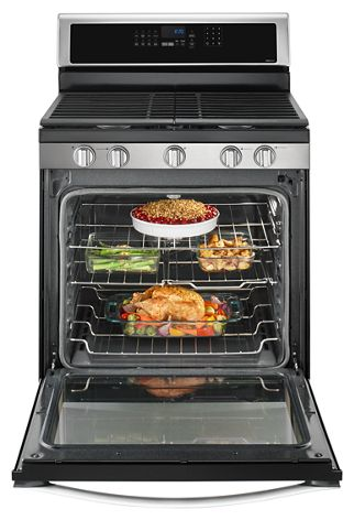 5.8 Cu. Ft. Freestanding Gas Range with Fingerprint-Resistant Stainless Steel