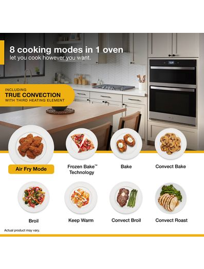 6.4 Cu. Ft. Wall Oven Microwave Combo with Air Fry