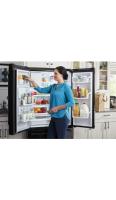 36- Inch Wide French Door Refrigerator with PowerCold® Feature - 25 Cu. Ft.