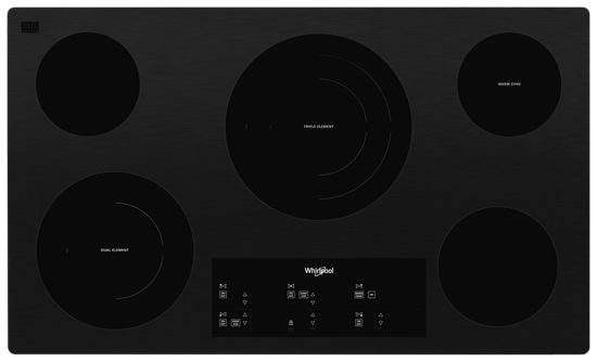 36-inch Electric Ceramic Glass Cooktop with Triple Radiant Element